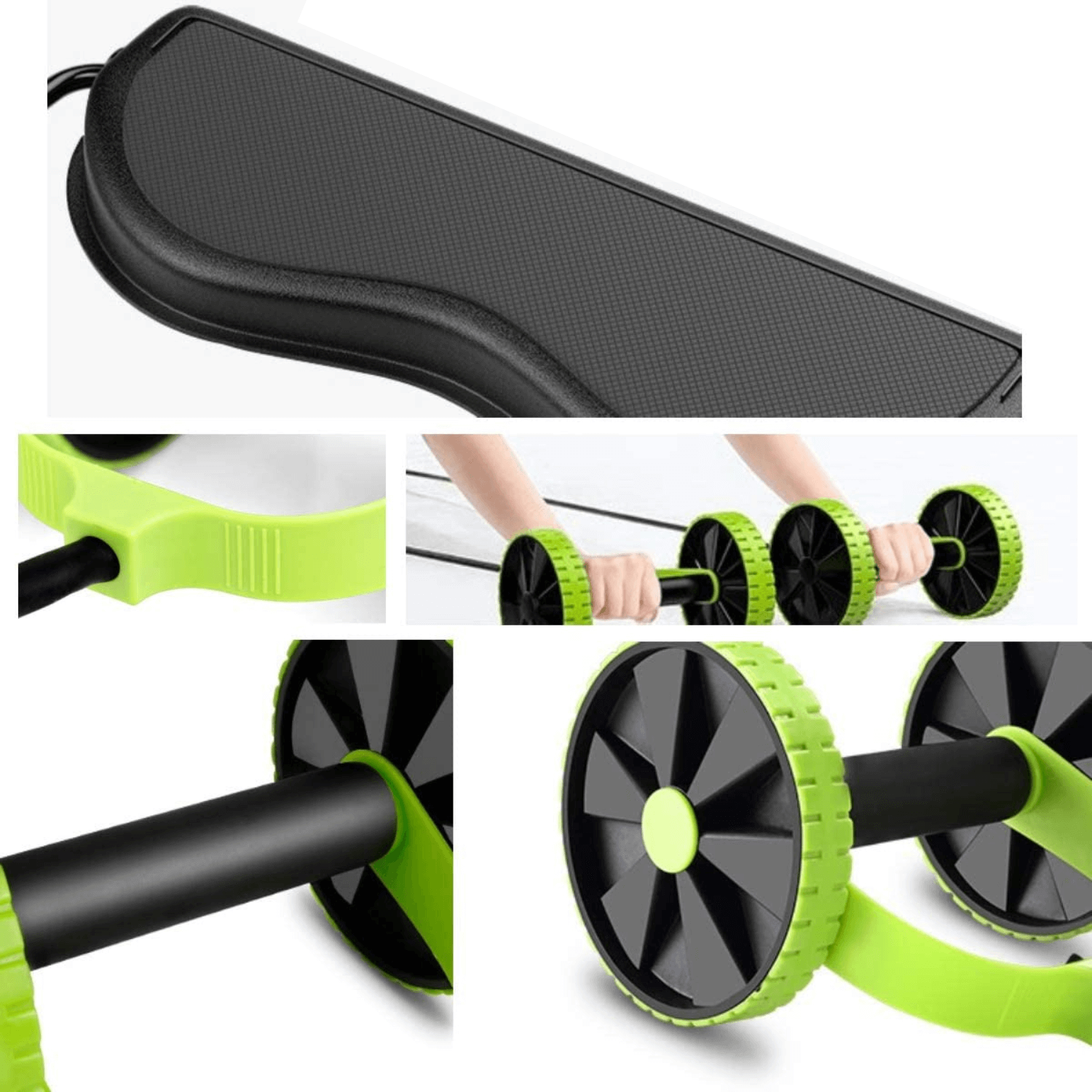 Dubbelhjuls Ab-roller-tränare