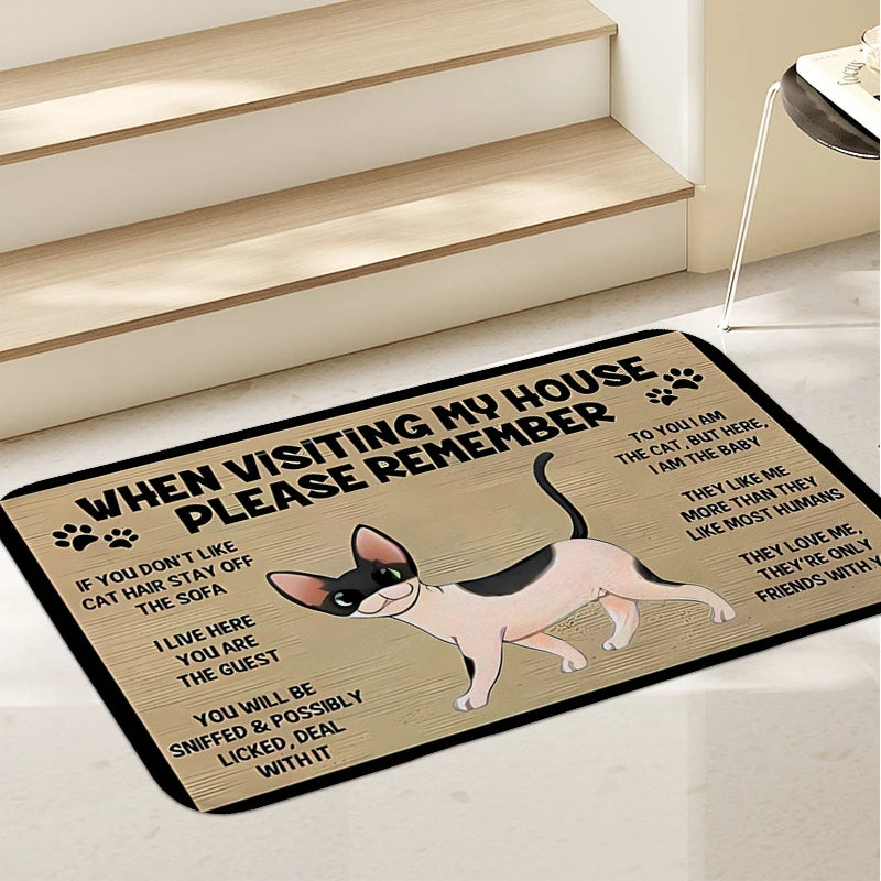 Katt Välkomstmatta - För alla kattälskare