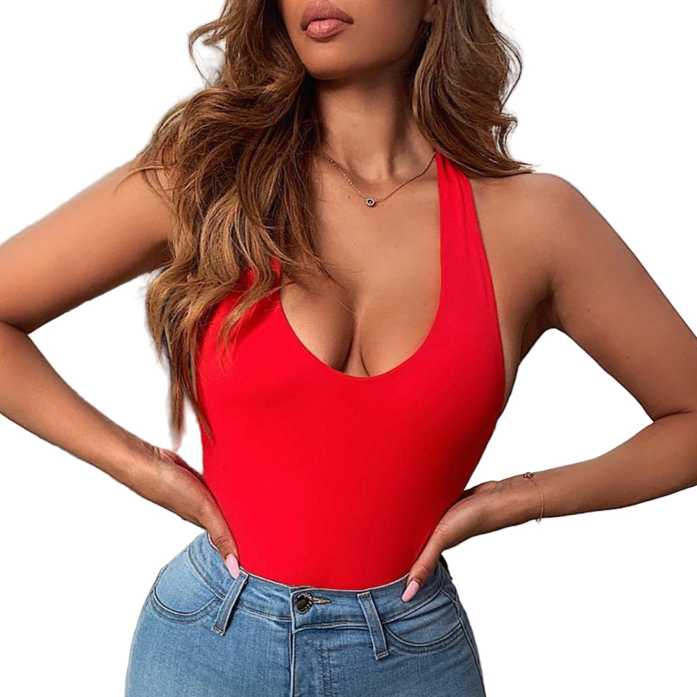 Variant image for Dam Jumpsuit Rygglös Elegant Lätt Tyg-6