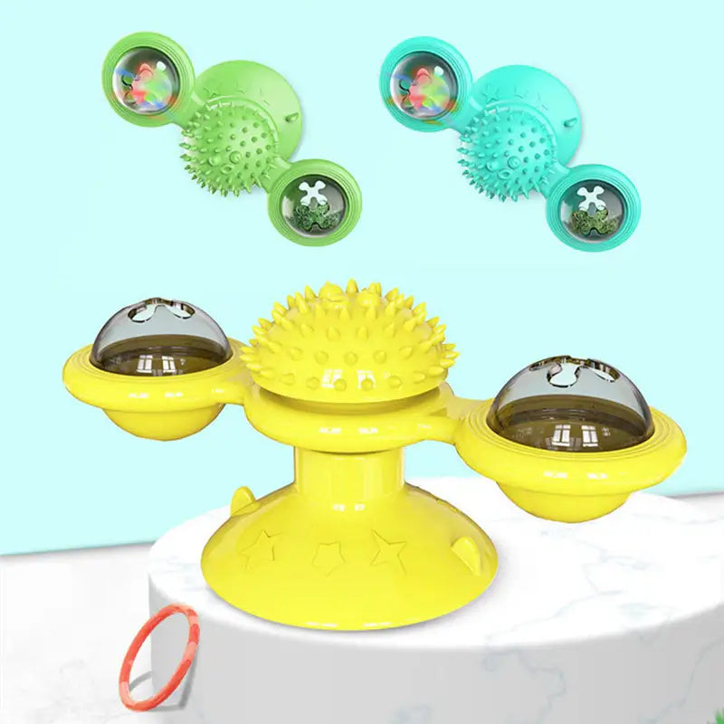 Snurrande Vindkvarn Kattleksak