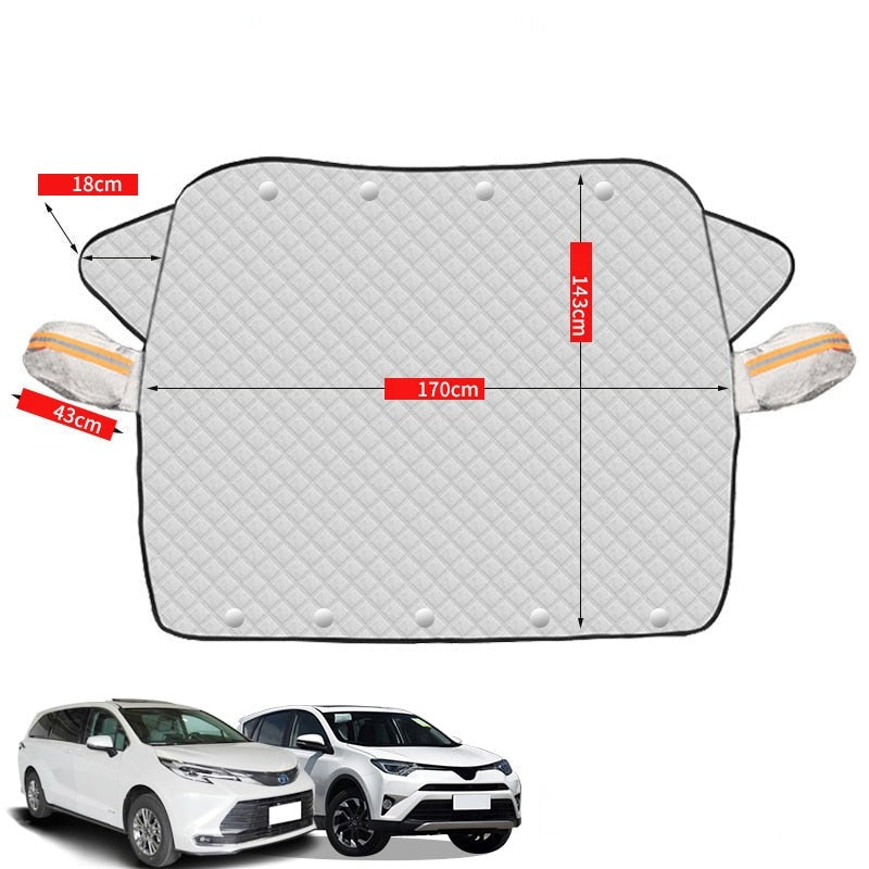 Allväders magnetisk vindruteöverdrag