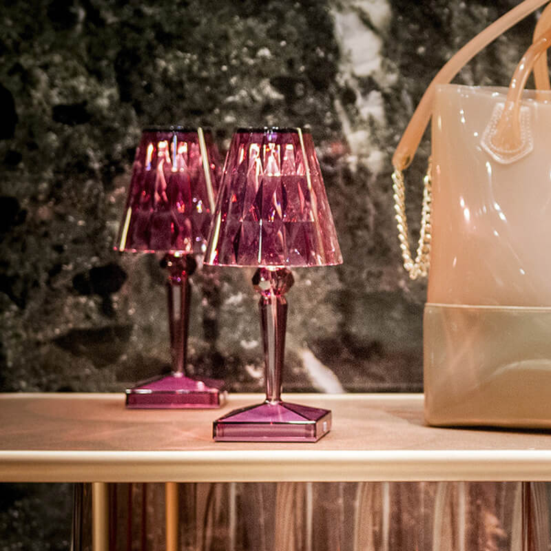 Glittrande Diamond Akryllampa