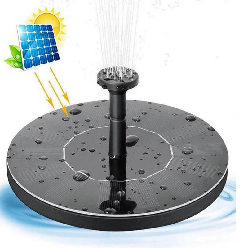 Mini Solar Flytande Fontän