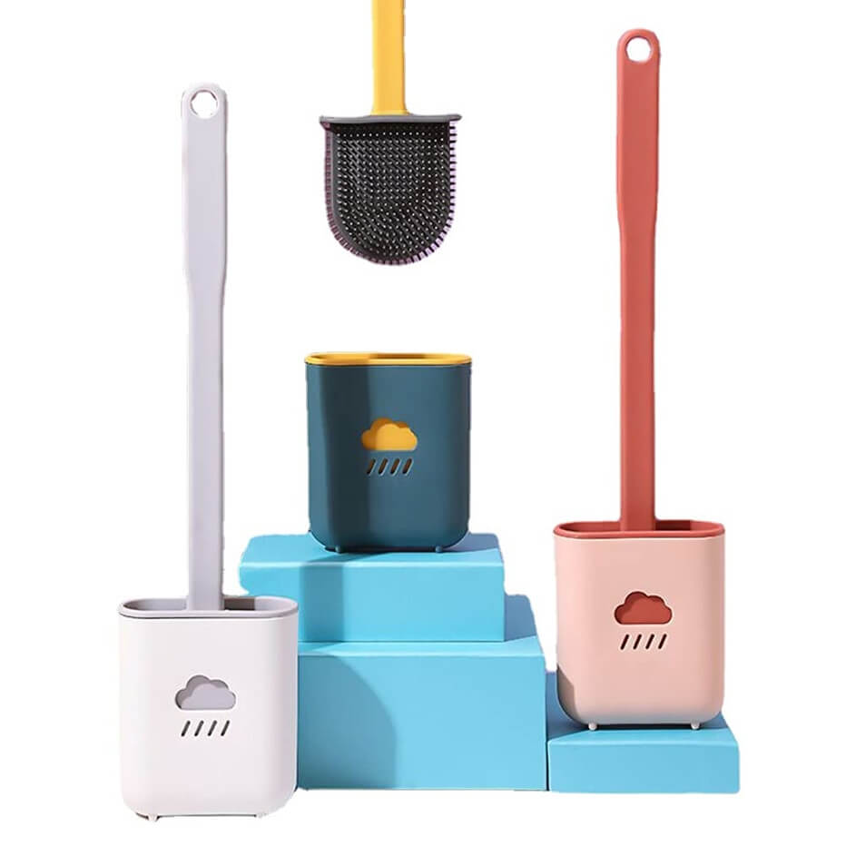 Flexibel Silikon Toalettborste