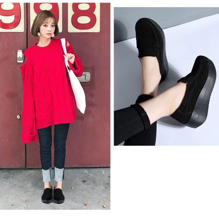 Kvinnors Slip-On Moccasin skor