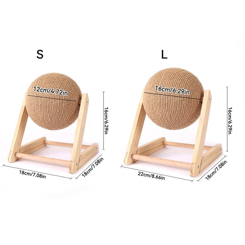 Katt Skrapa och rulla boll leksak