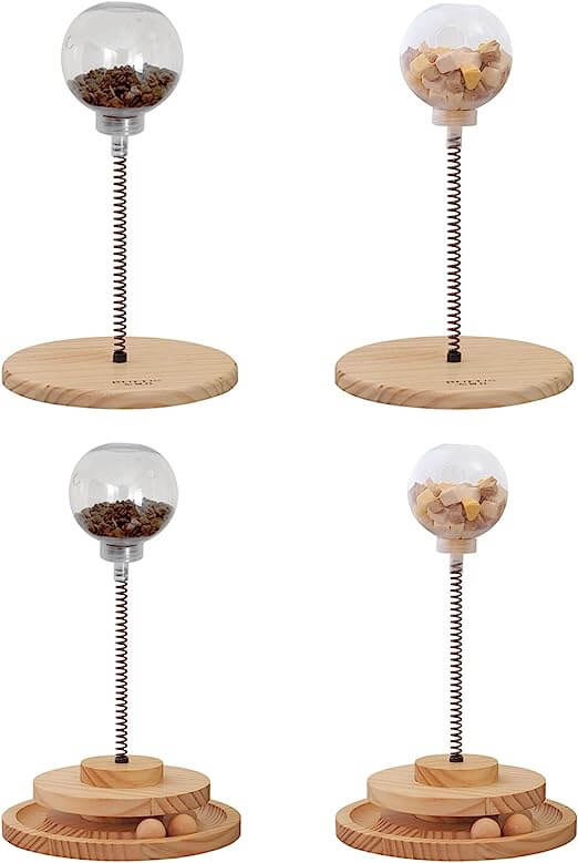 Interaktiv Kattmatningsleksak