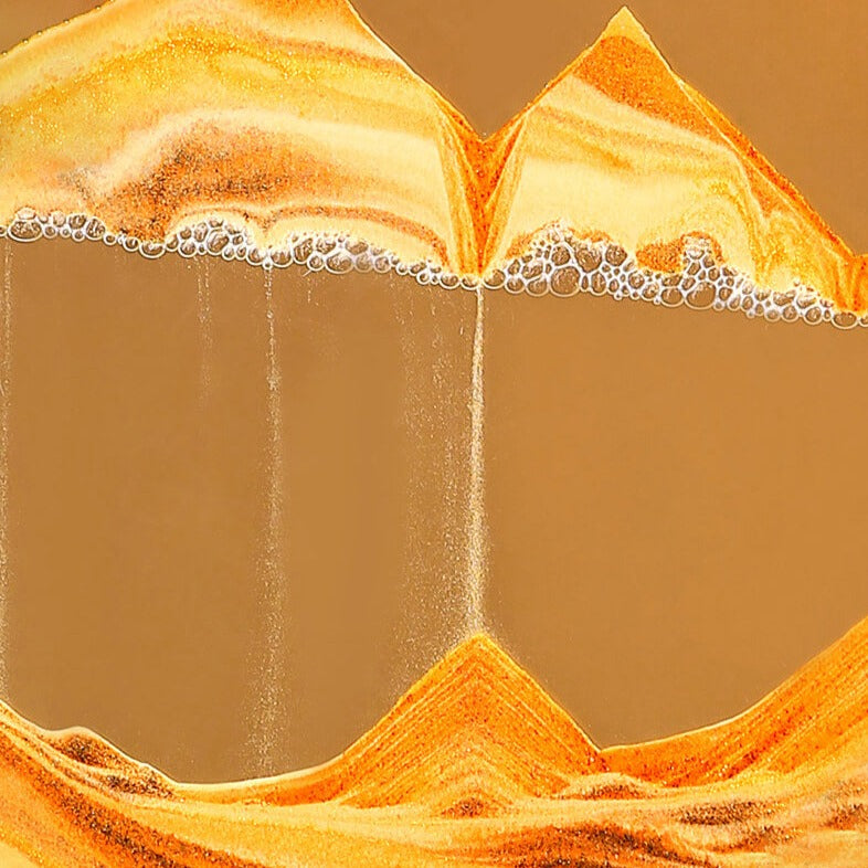 Dynamisk display för sandkonst