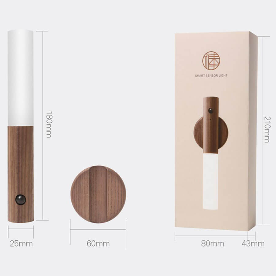 Ultraslank Rörelseaktiverad Vägglampa