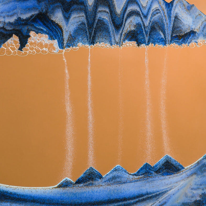 Dynamisk display för sandkonst