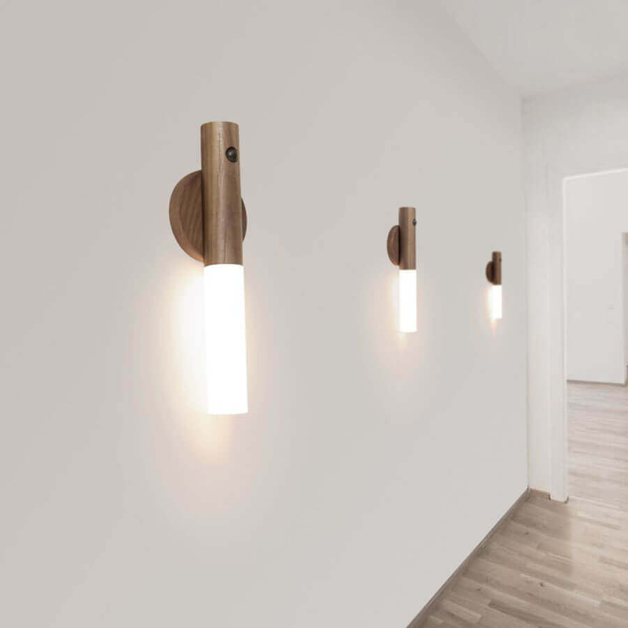 Ultraslank Rörelseaktiverad Vägglampa