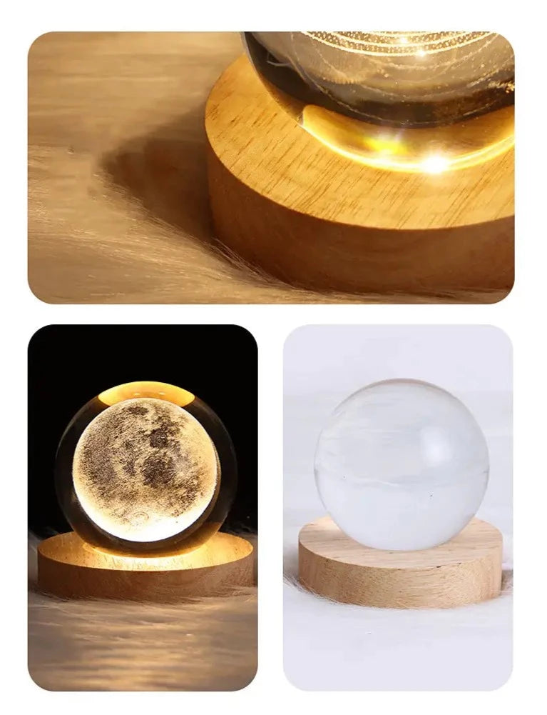 Kristallkula LED Nattlampa - Den vackraste accessoaren för ditt hem