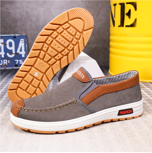 Casual loafers i plusstorlek för män