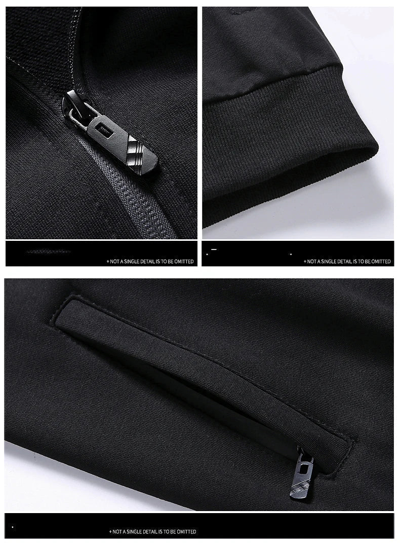 Herrens Träningsdräkt Med Blixtlås Polyester 6