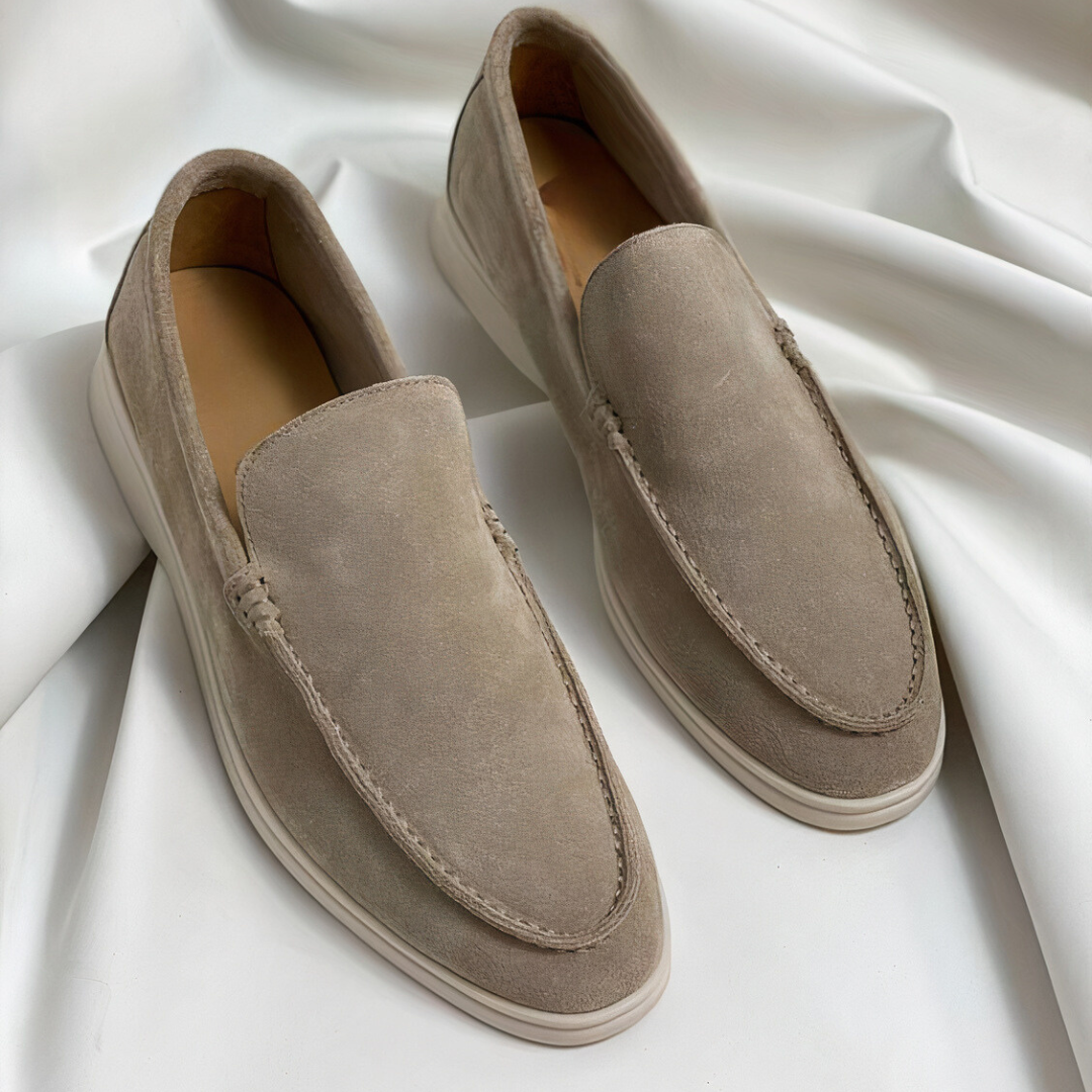 Herr Loafers Vintage Stil PU-Läder med Bekväm Passform 2