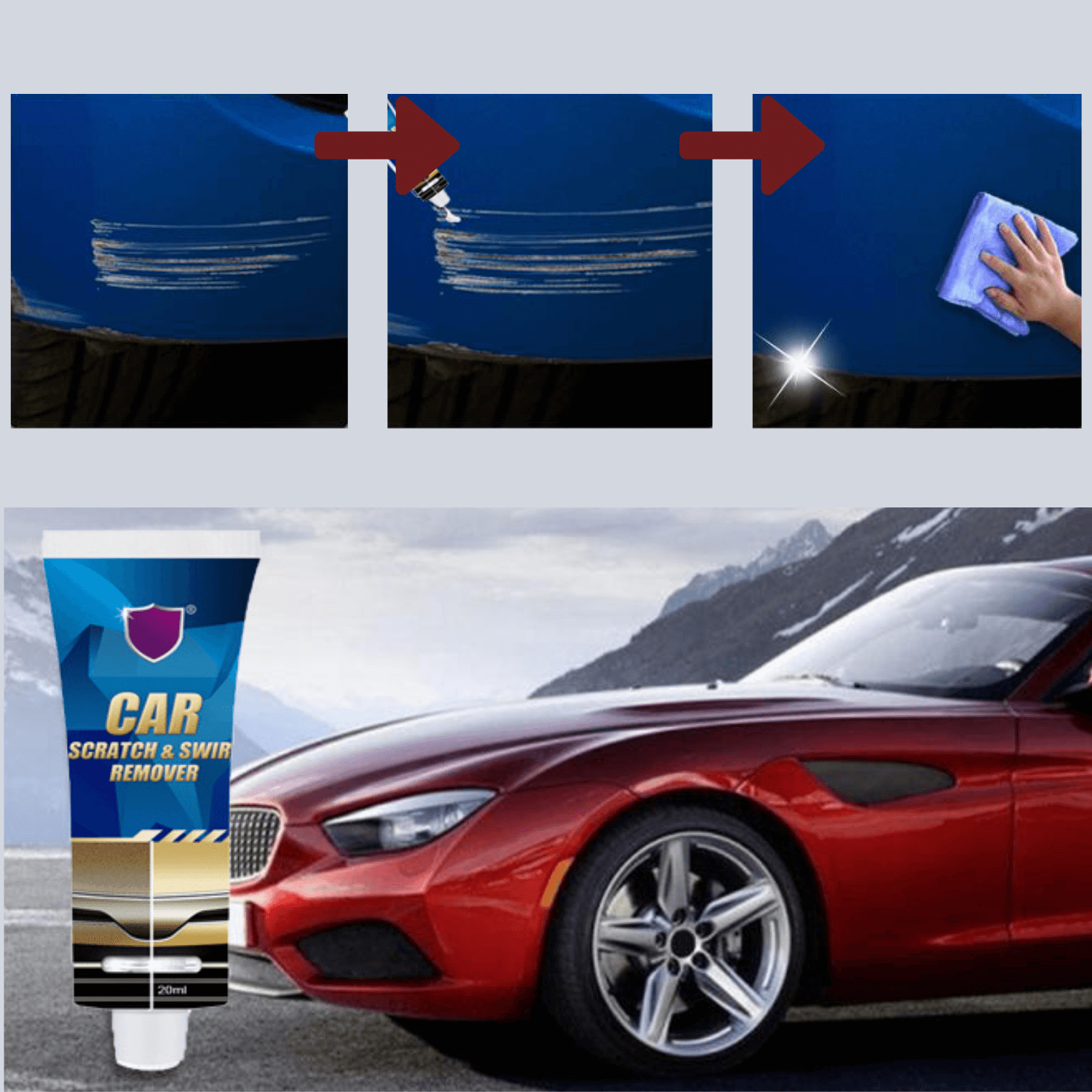 Bil Reparationskräm för Skrapa