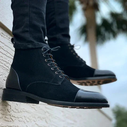 Variant image for Herrstövlar Läder Tidlös Design Högkvalitativ och Bekväm-1