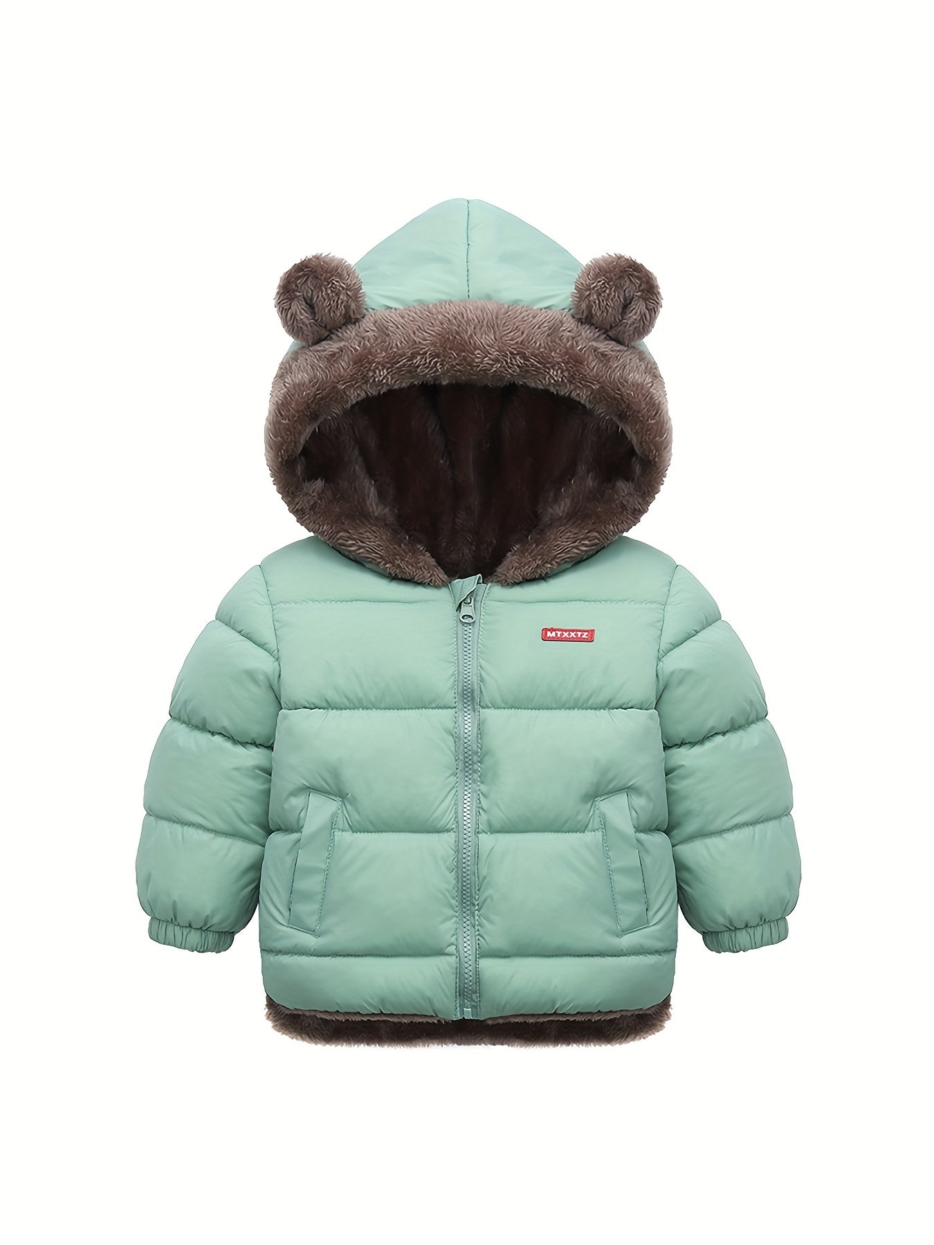 Pojkar Lång Jacka Med Upphöjd Krage Hållbart Material 5