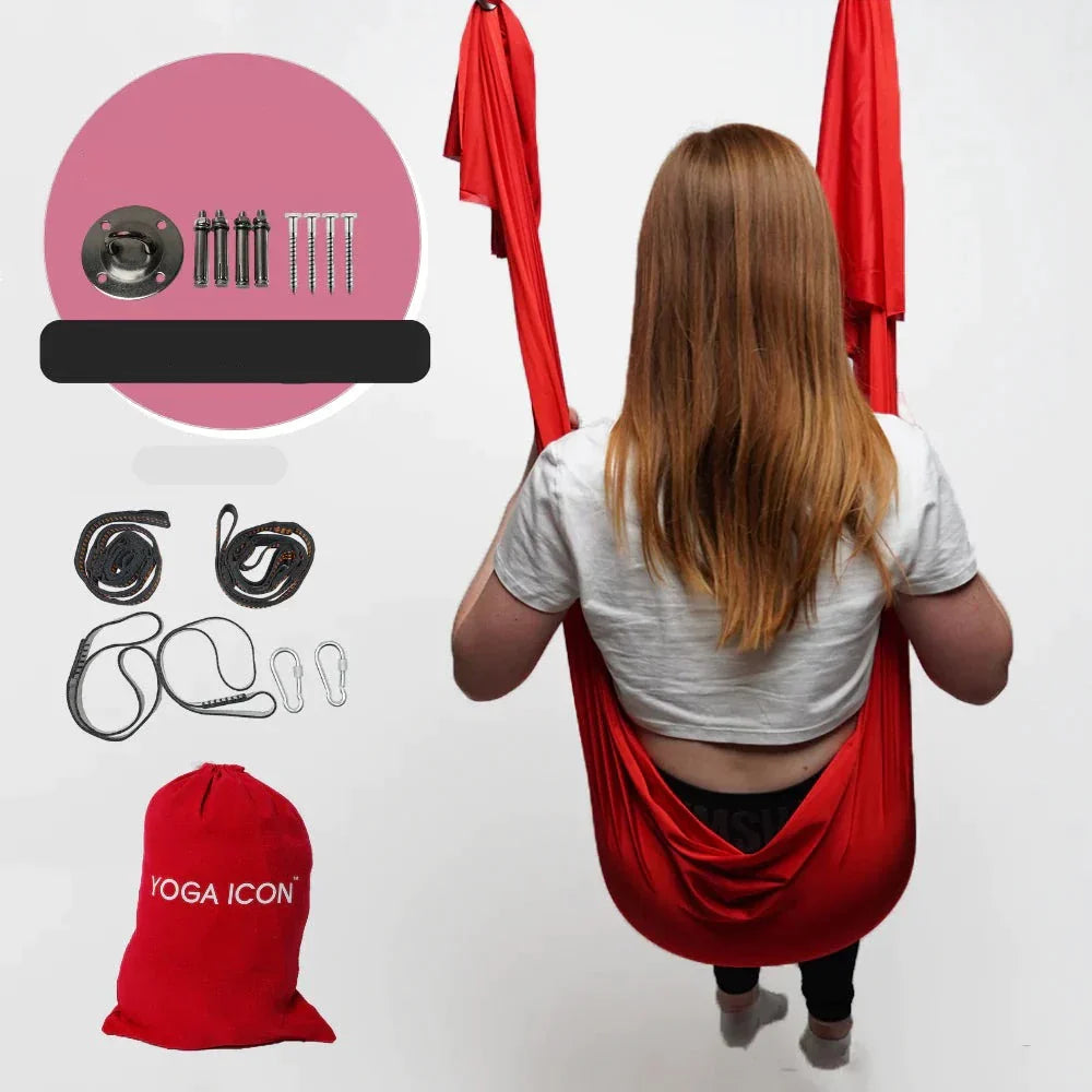 Variant image for Unisex Yoga Hammock Justerbar Polyester för Avkoppling och Träning-2