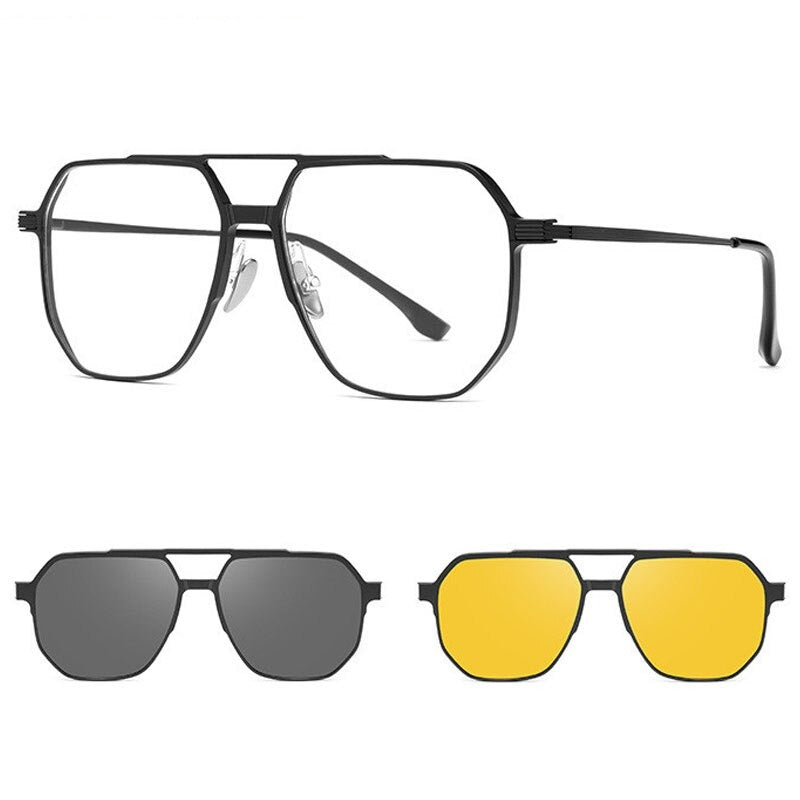 3-i-1 Magnetiska Polariserade Solglasögon