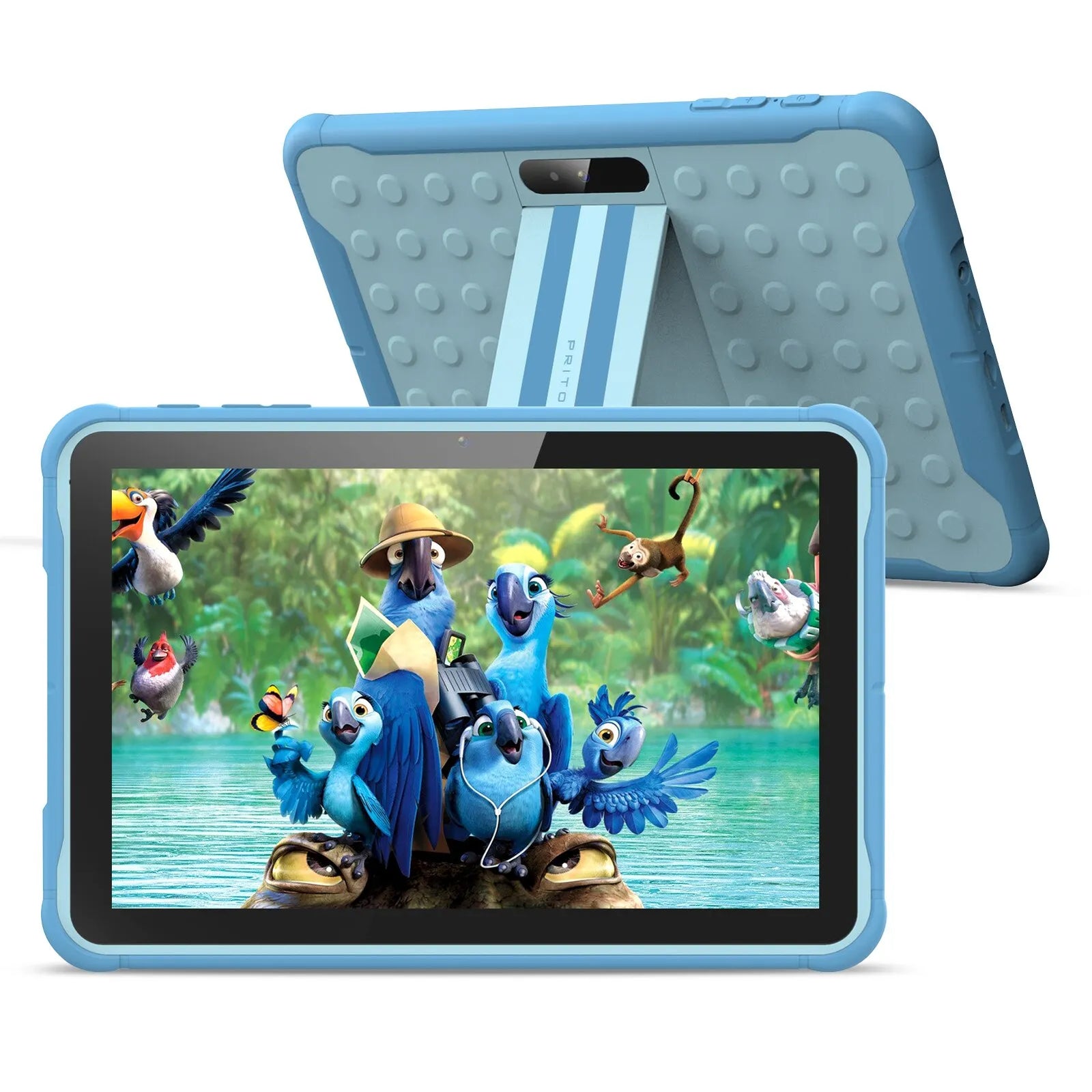 Barns 10-tums Surfplatta Android 13 med Quad Core Processor och 64GB Lagring 0