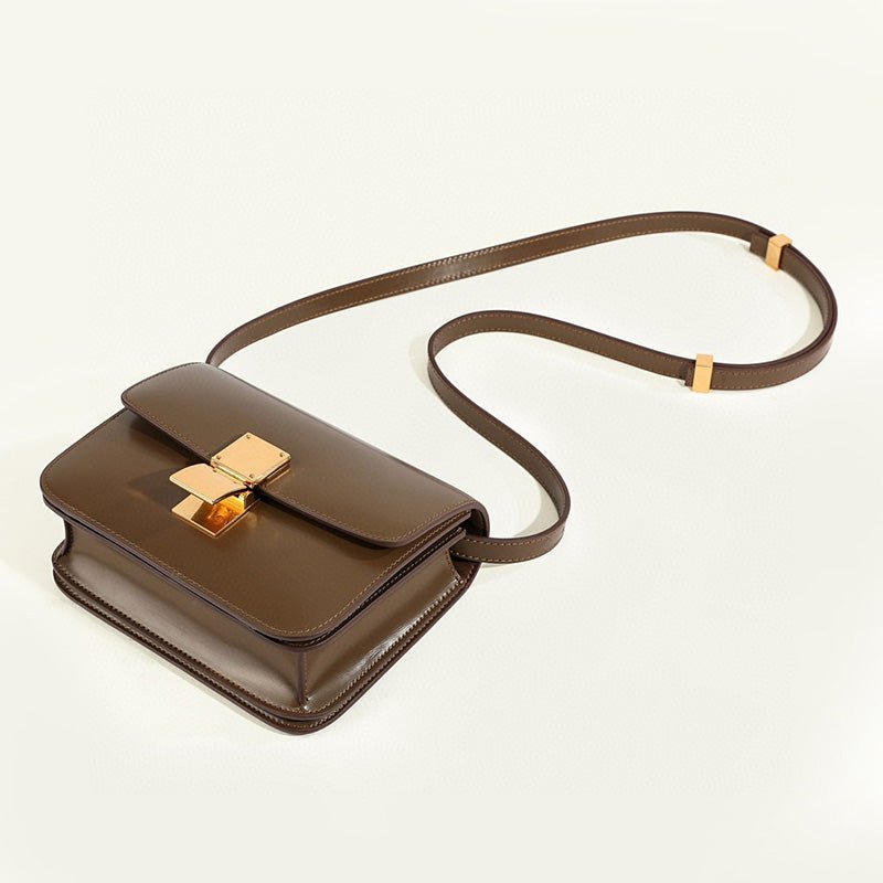 Dam Axelväska Flap Box Stilren Design för Vardags och Fest 7