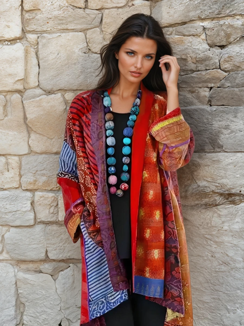 Dam Blus Multikolor Av Premium Material 1