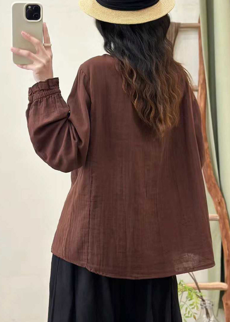 Dam Blus Oversized med Stativkrage för Vardags och Fest 3
