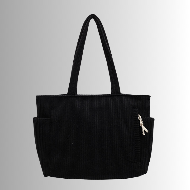 Dam Corduroy Axelväska Praktisk Modern 4