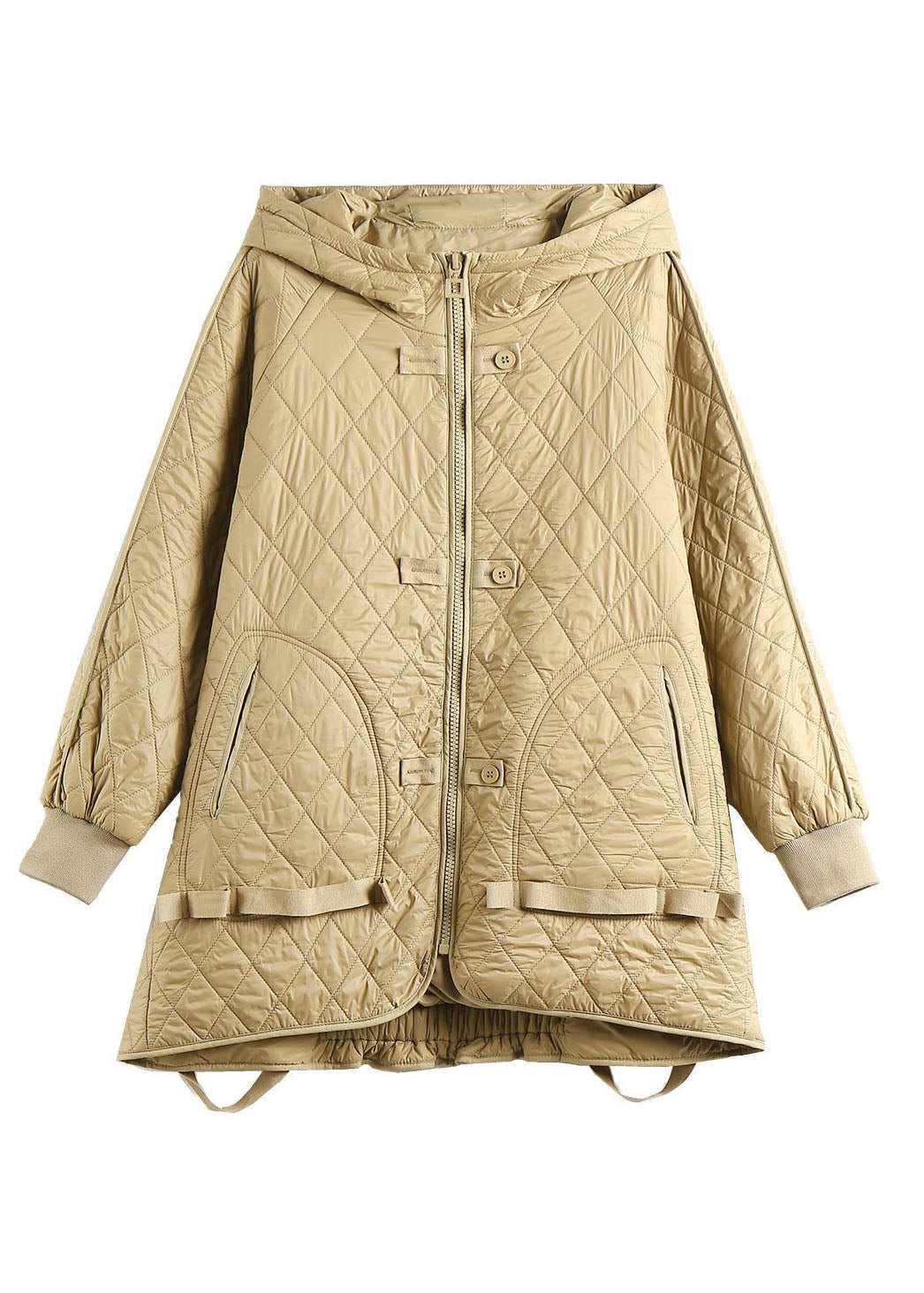 Dam Hoodie med Dragkedja 4