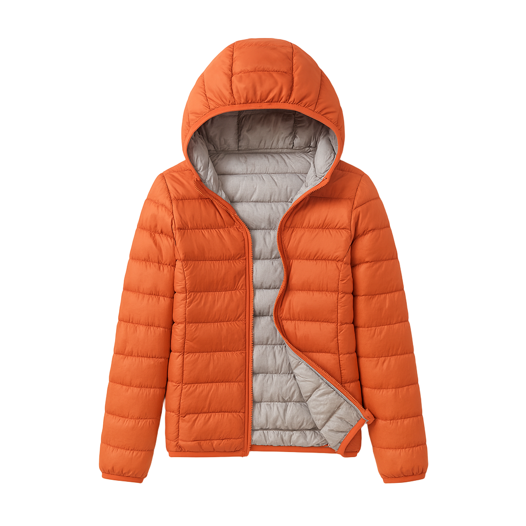 Dam Jacka Vinter Huvjacka Med Modern Design 0