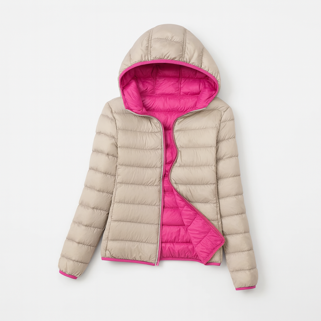 Dam Jacka Vinter Huvjacka Med Modern Design 1