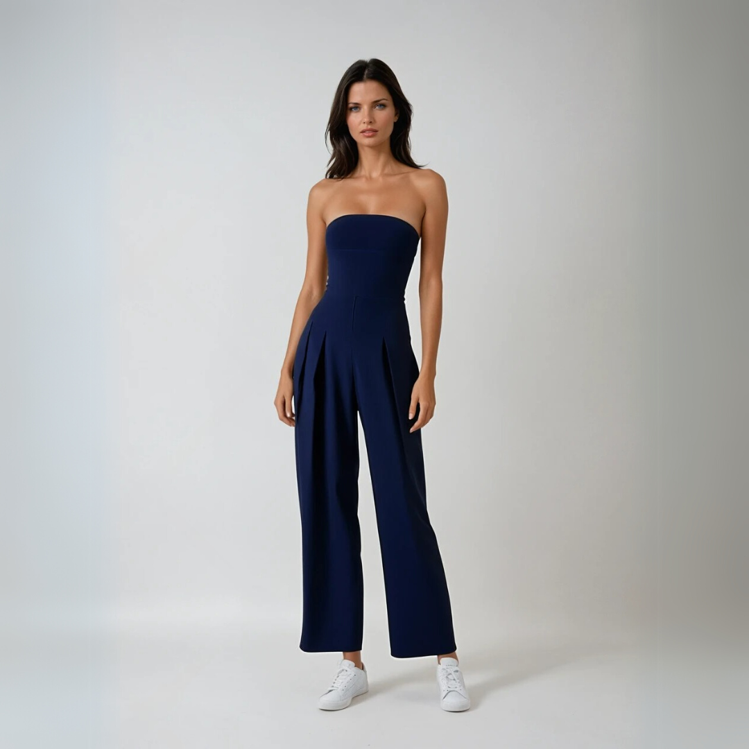 Dam Jumpsuit Strapless Flowy Vidben 1