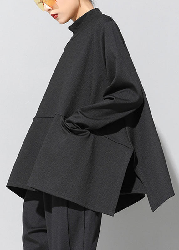 Dam Långärmad Topp med Öppna Sidor 2