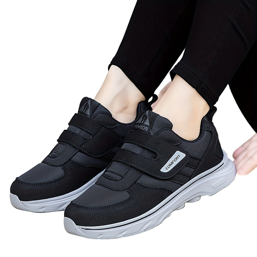 Dam Loafers Klittenband Syntetisk Material Modern Design 0