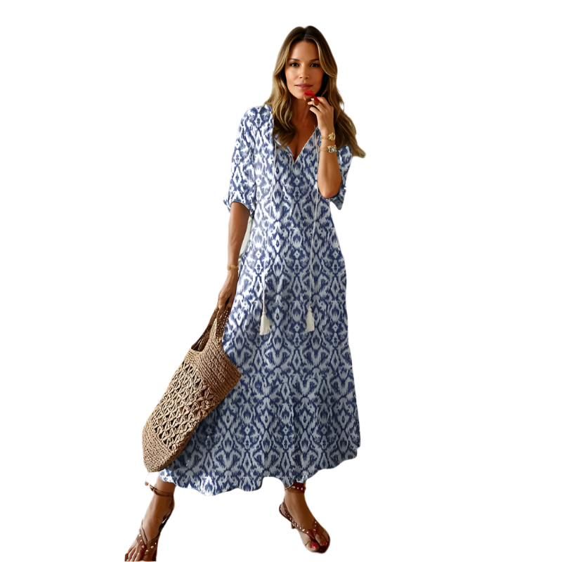 Dam Maxiklänning Modern Design Lätt Material 0