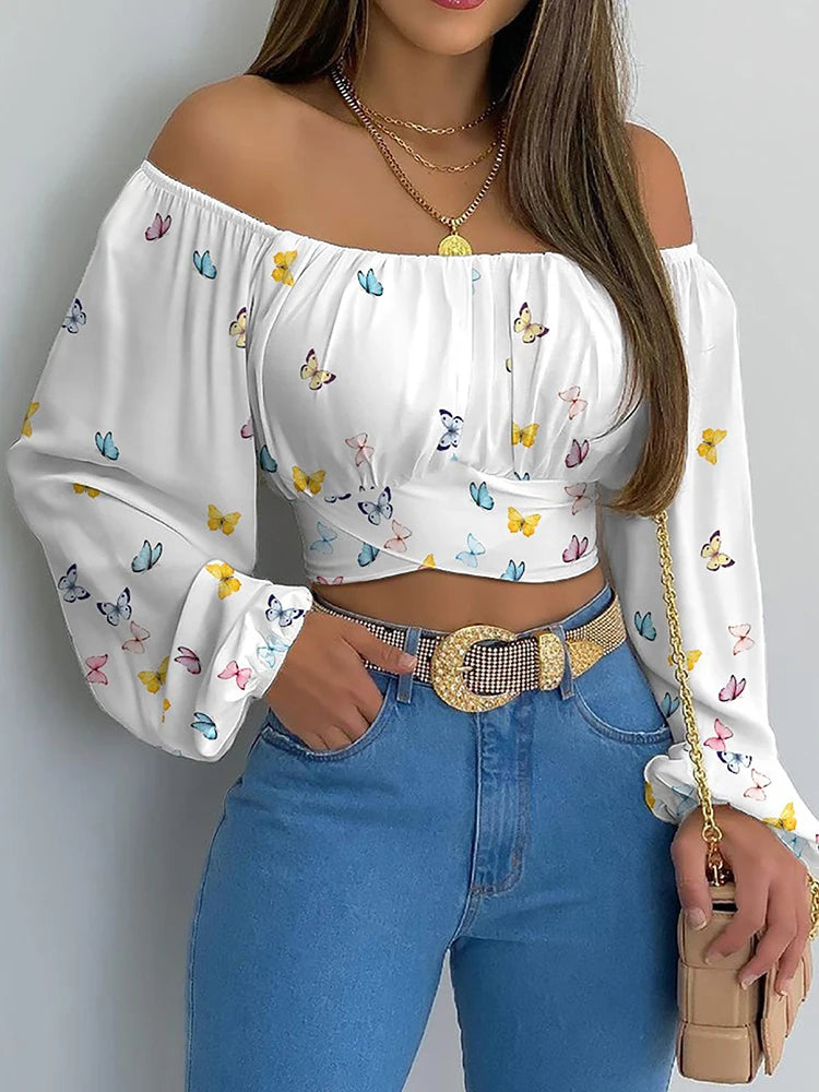 Dam Off Shoulder Blus Chic 3
