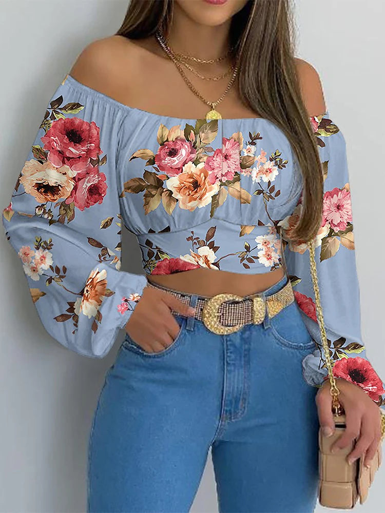 Dam Off Shoulder Blus Chic 4