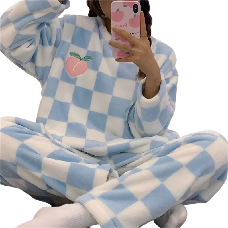 Dam Pyjamaset Mjuk Bomull 0