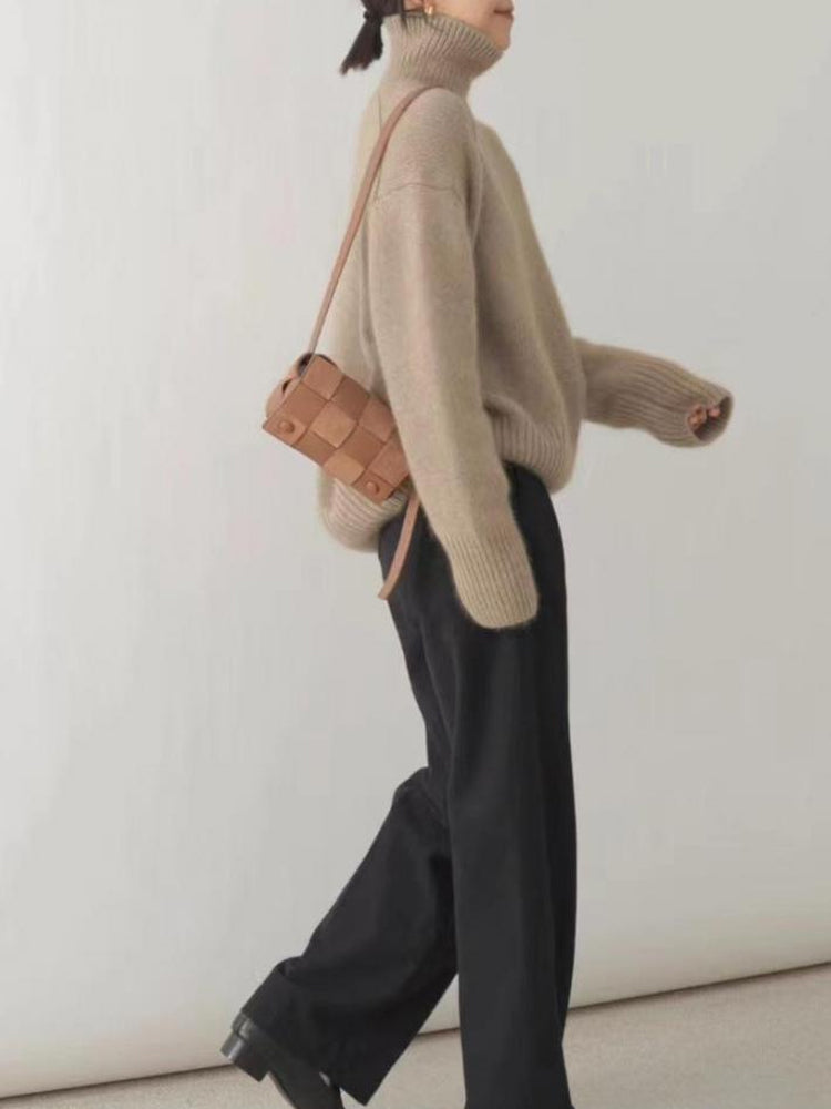 Dam Rollkragenpullover i Kaschmir 2