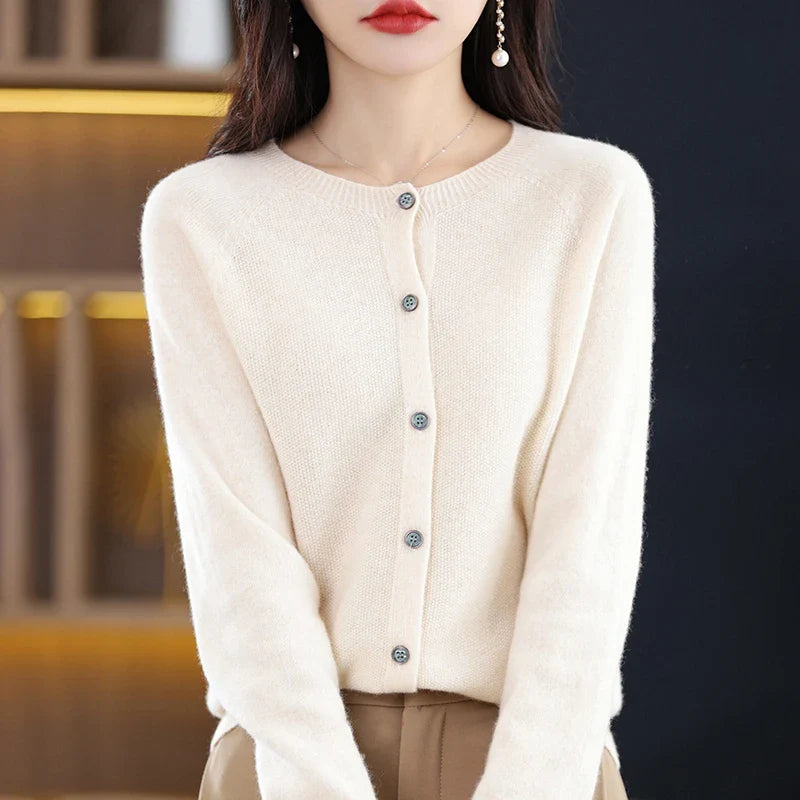 Dam Ronde Hals Varm Ullväst 9