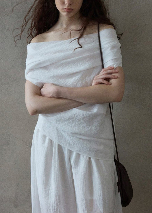 Dam T-shirt med U-ringning i Svart 1