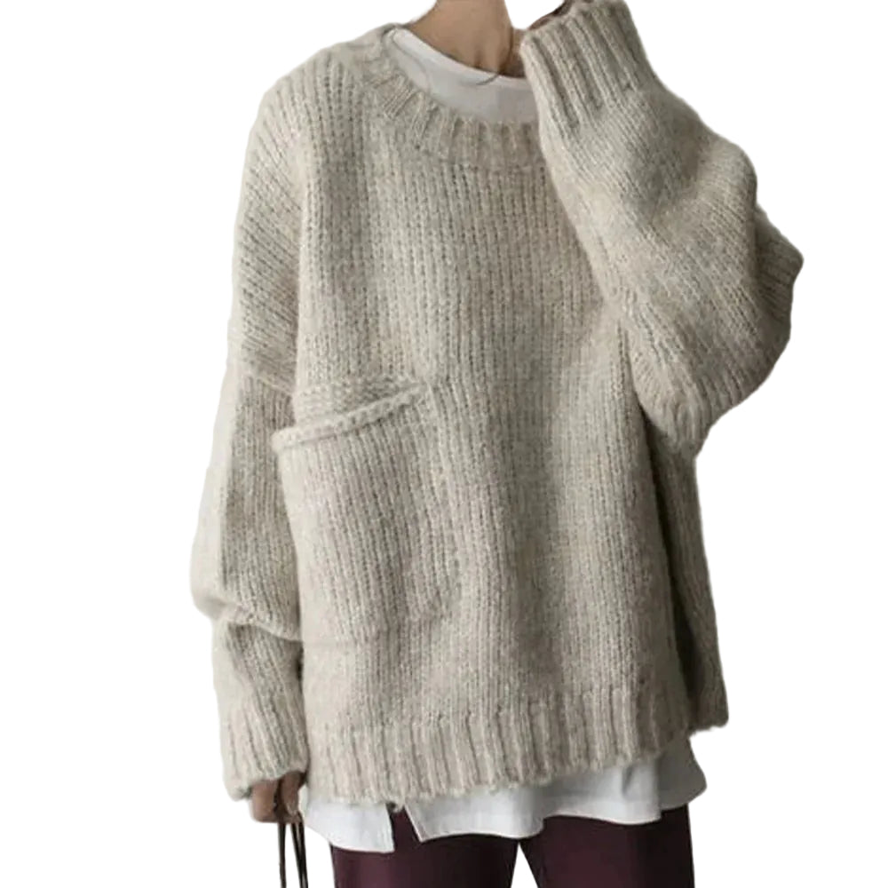 Dam Tröja Oversize med Framficka 0