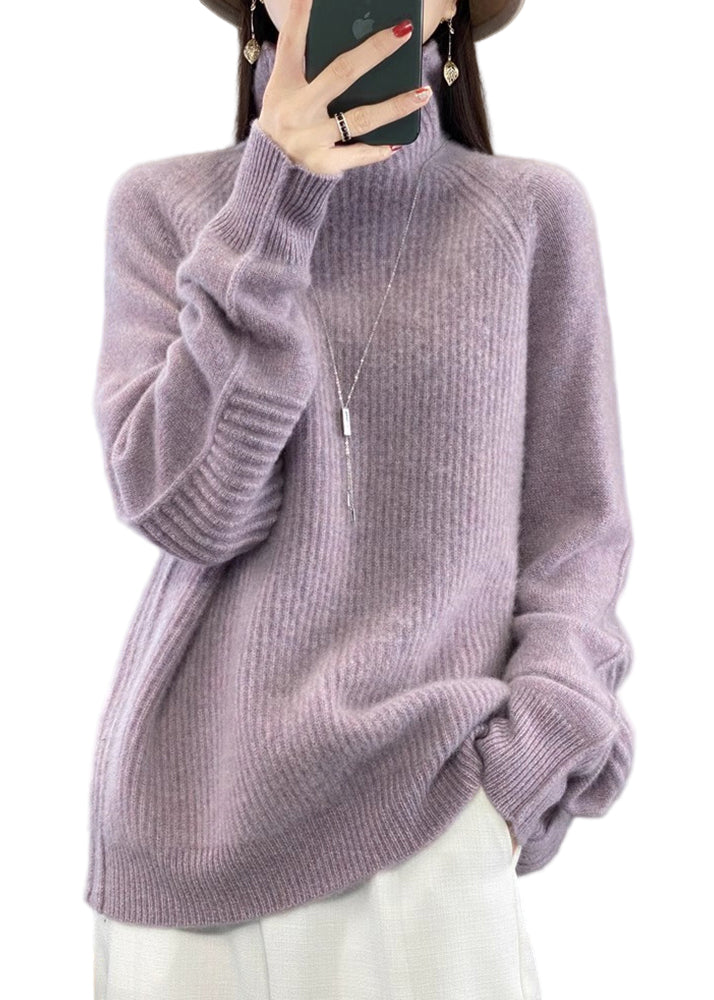 Dam Turtleneck Tröja i Löst Snitt 0