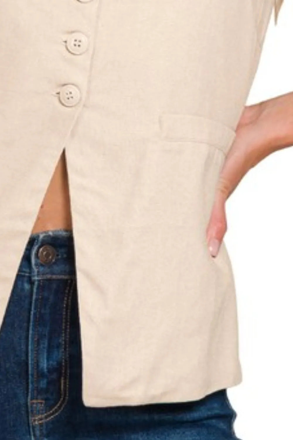 Dam Västar Linnedesign med Knytning och Fodring 2