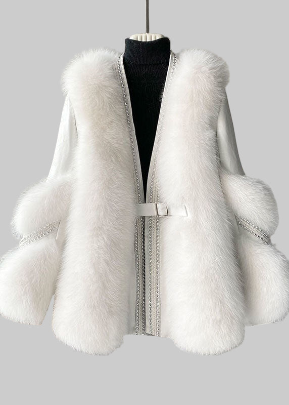 Dam Vinterjacka V-ringning Patchwork Mjuk och Varm 0