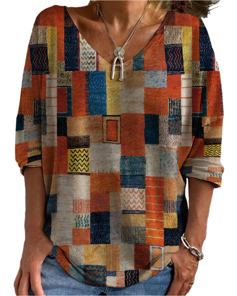 Damblus Avslappnad Silhuett Lätt Material 0