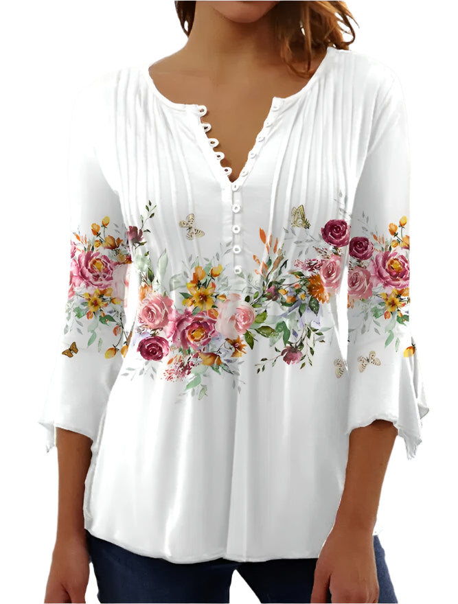 Damblus Klassisk Design Bomullsmix 0