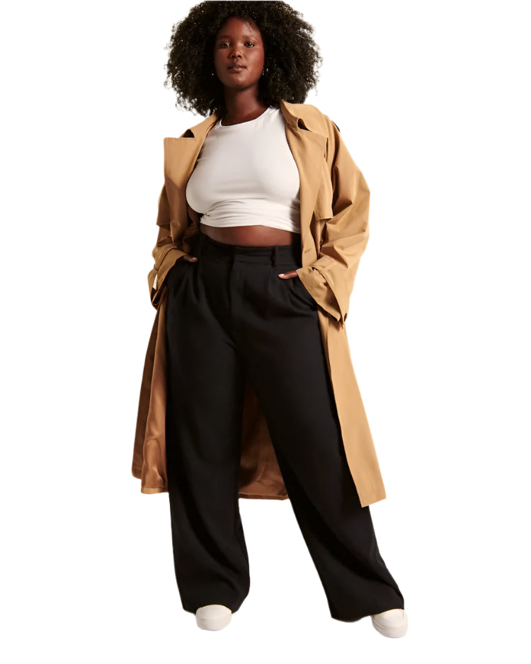 Dambyxor med Hög Midja och Vida Ben 0