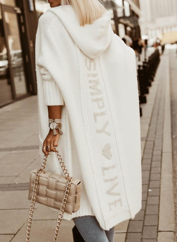 Damens Långa Kofta i Klassisk Stil 4